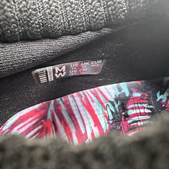 NOBULL Drive Knit Athletic Running Sneakers Midnight Palm BlackMen's Size 14 US - Picture 7 of 8